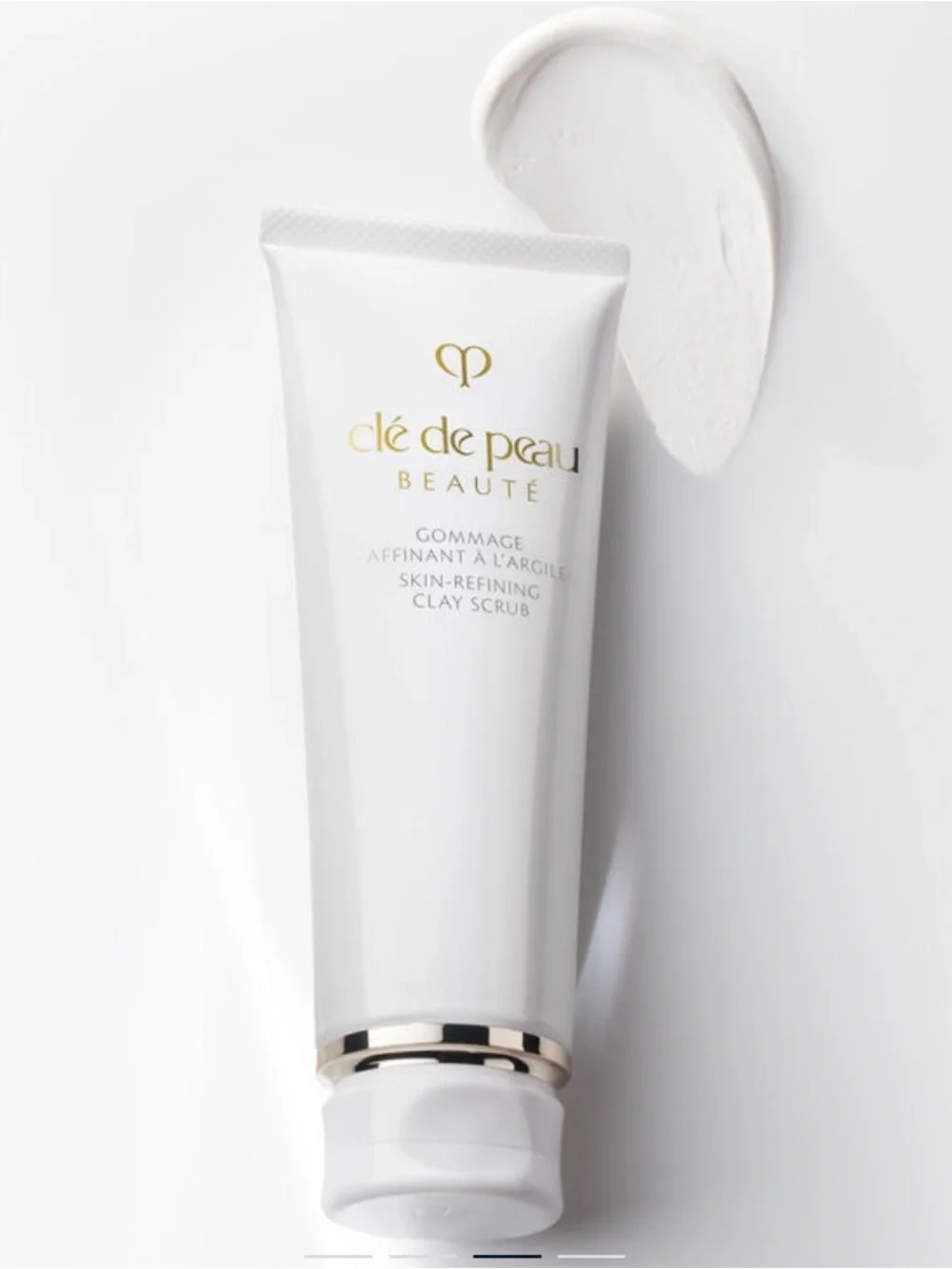 Cle de Peau Skin-Refining Clay Scrub — White